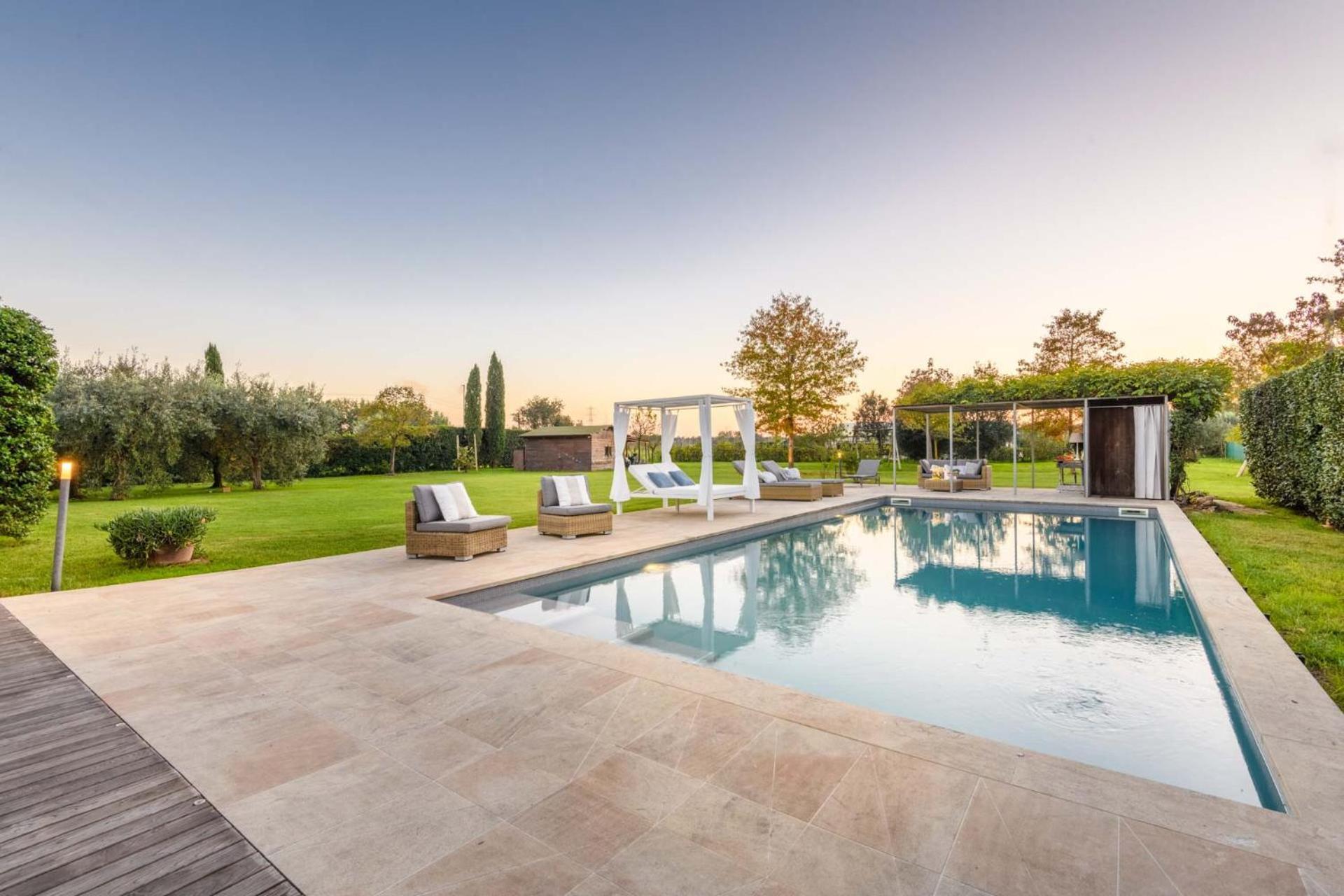Villa Campanile Farmhouse Orentano Bagian luar foto